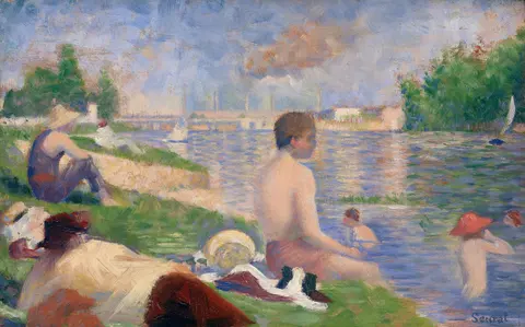 Final Study for Bathers at Asnières by Georges Seurat