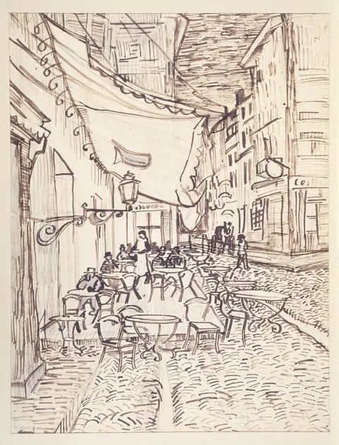 Café Terrace at Night by Vincent van Gogh