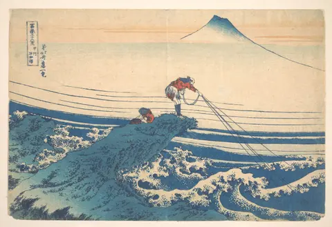 Kajikazawa in Kai Province by Katsushika Hokusai