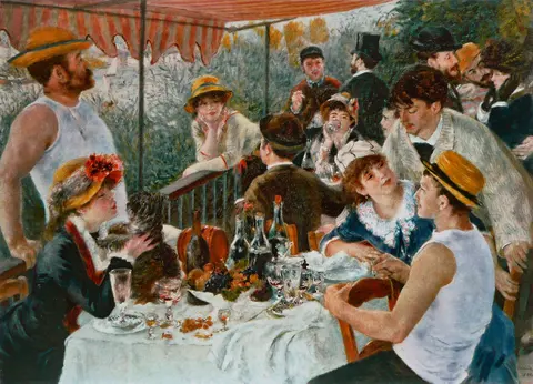 Luncheon of the Boating Party by Pierre-Auguste Renoir