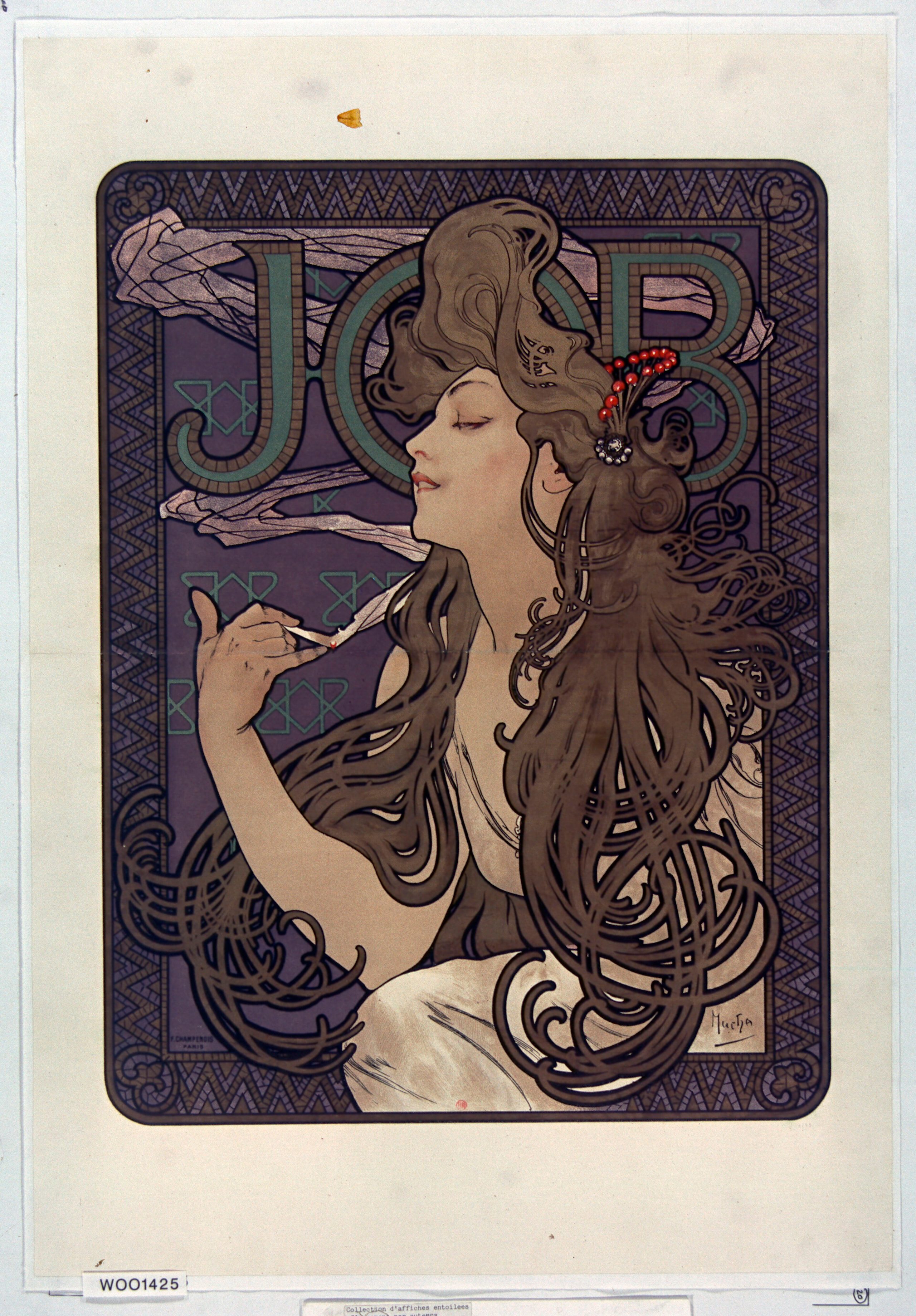 Job Cigarettes by Alphonse Mucha