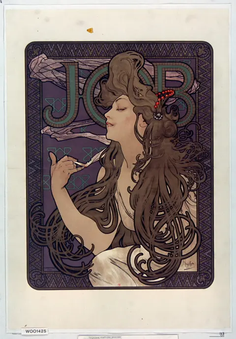 Job Cigarettes by Alphonse Mucha