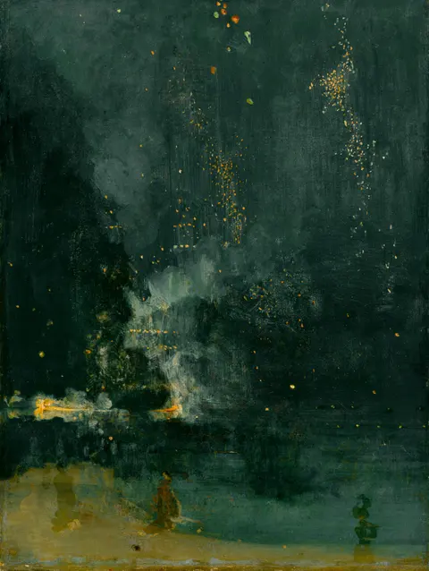 Nocturne in Black and Gold – The Falling Rocket by James McNeill Whistler