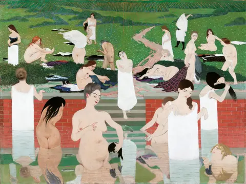 Bathers on a Summer Evening by Félix Vallotton