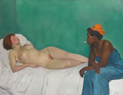 La Blanche et la Noire (The White and the Black) by Félix Vallotton